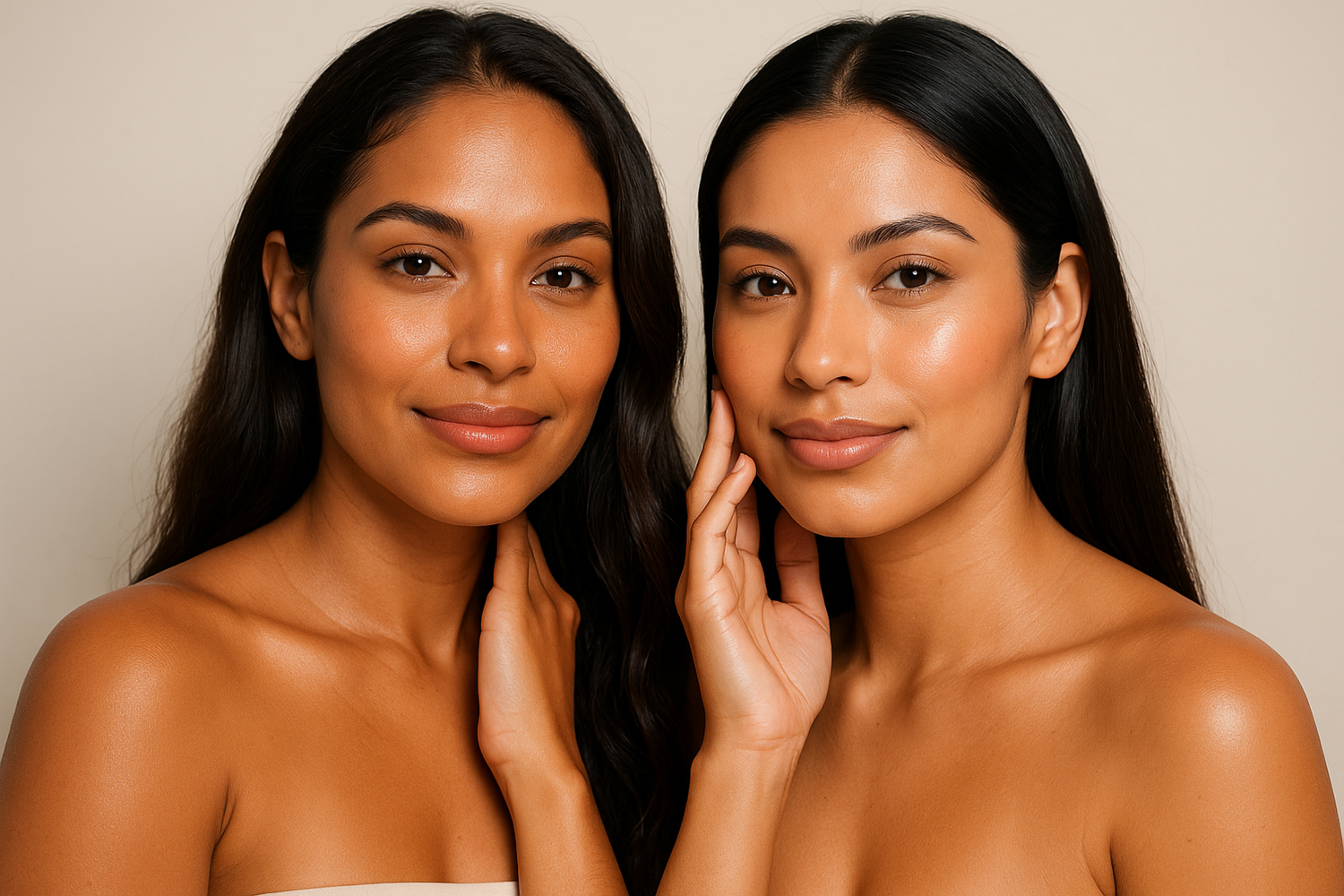 2 mujeres latinas para una marca de Skin Care