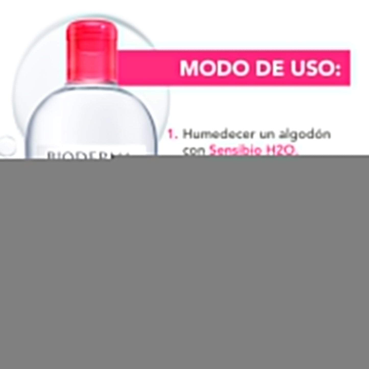 Bioderma Bioderma Sensibio H2O agua micelar desmaquillante piel sensible 500 ml – vista 3