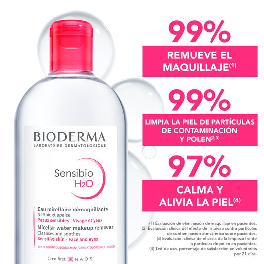 Bioderma Bioderma Sensibio H2O agua micelar desmaquillante piel sensible 500 ml – vista 2