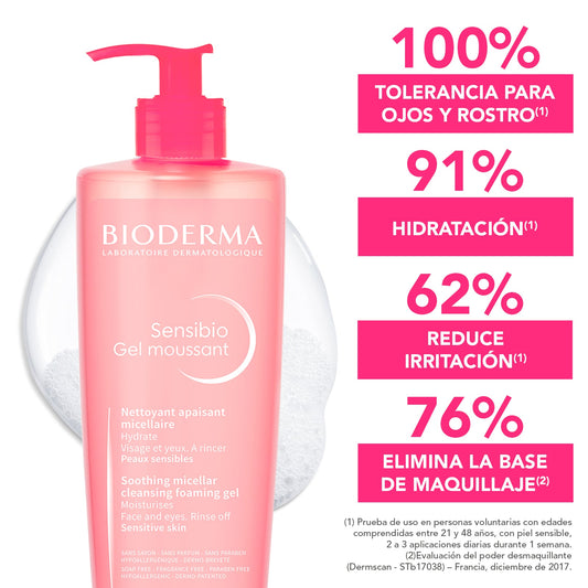 Bioderma Bioderma Sensibio Gel Moussant Gel micelar limpiador 500 ml – vista 2